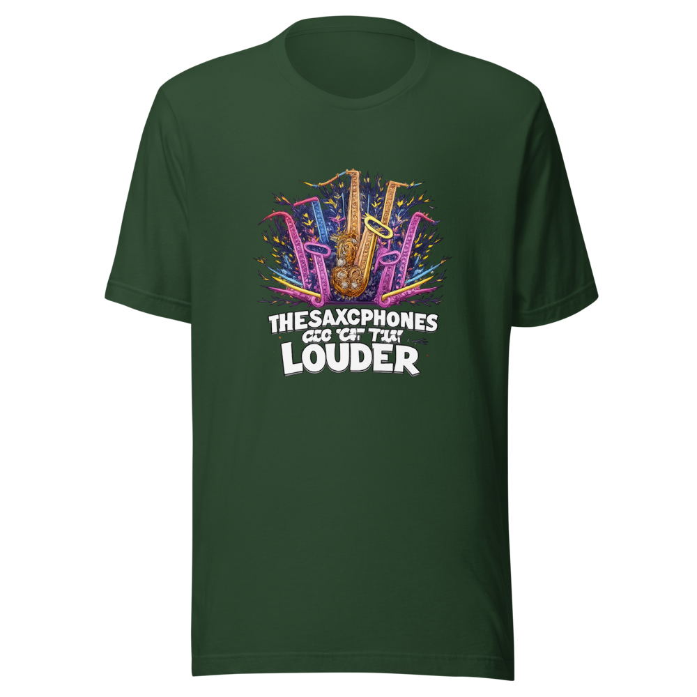 The Saxophones Are Getting Louder Tee - Image 7