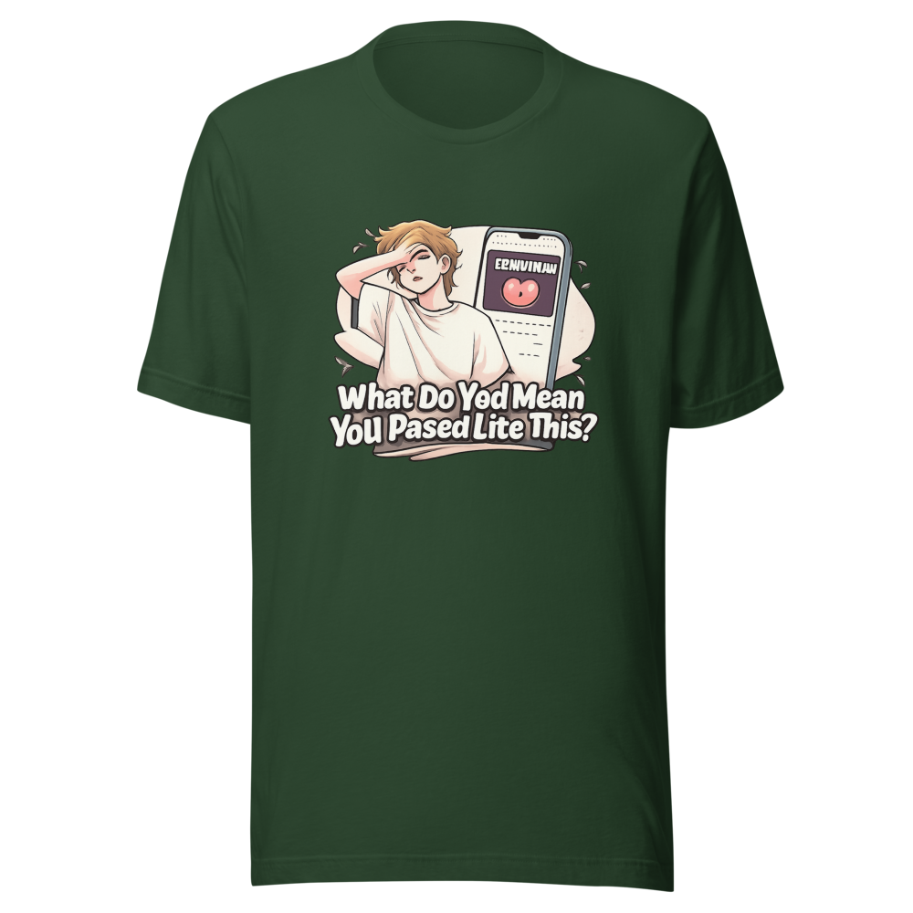 Funny YouTube Breakup Thumbnail T-Shirt - Image 7