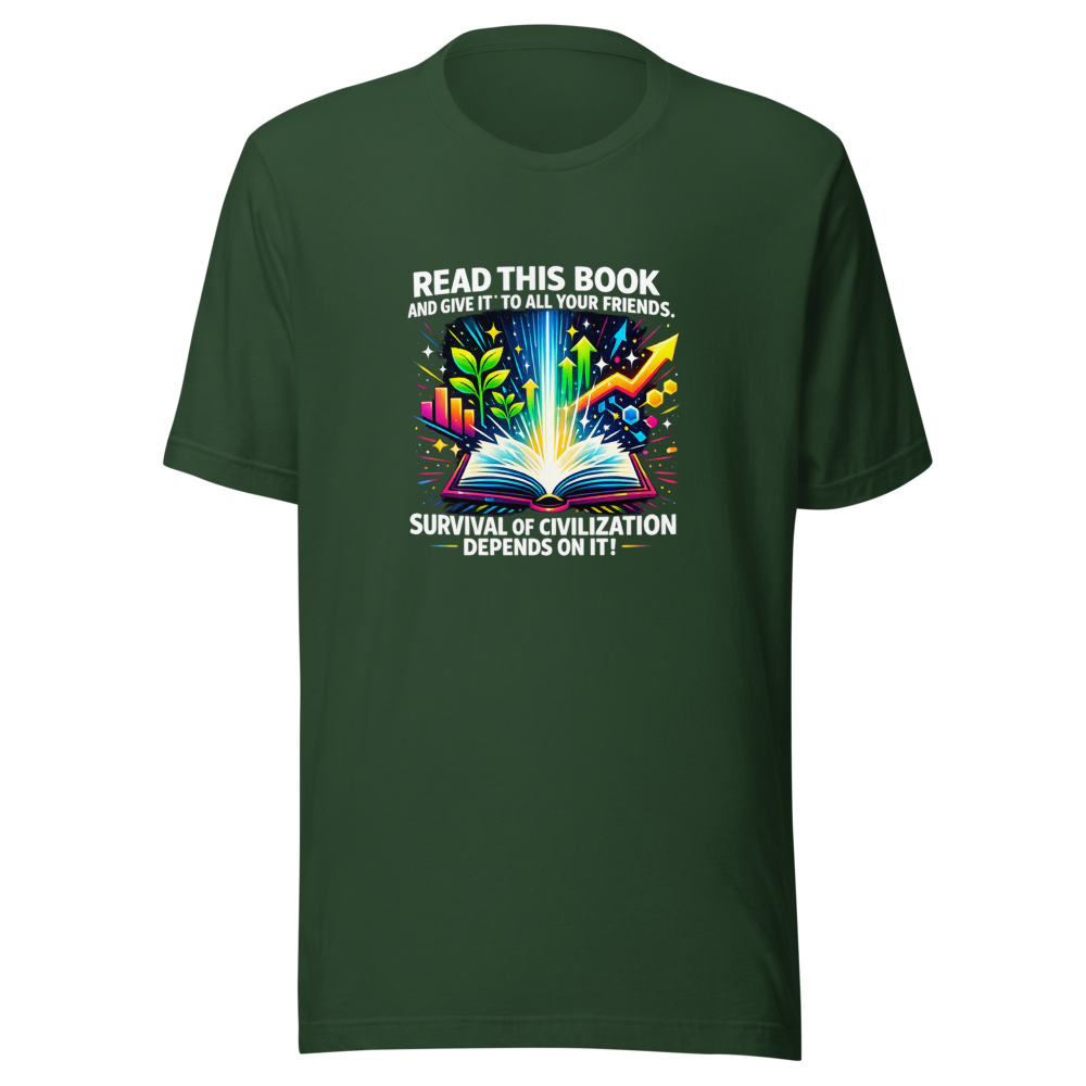 Read This Book Save Civilization Tee - Image 7
