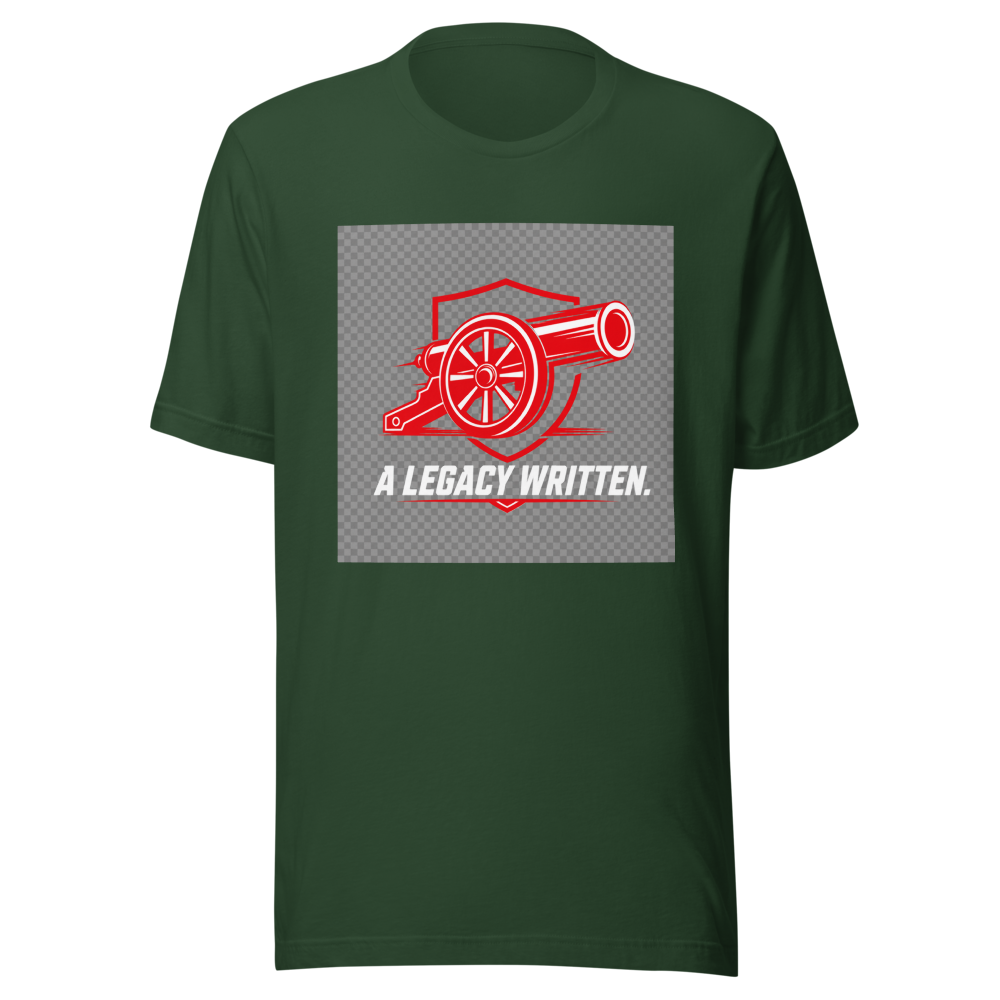 Arsenal A Legacy Written T-Shirt - Image 7