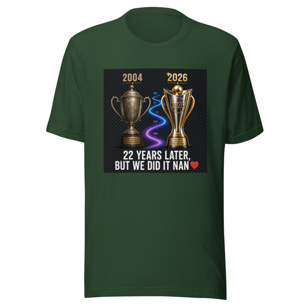 22 Year Journey Champions Trophy T-Shirt - Image 7