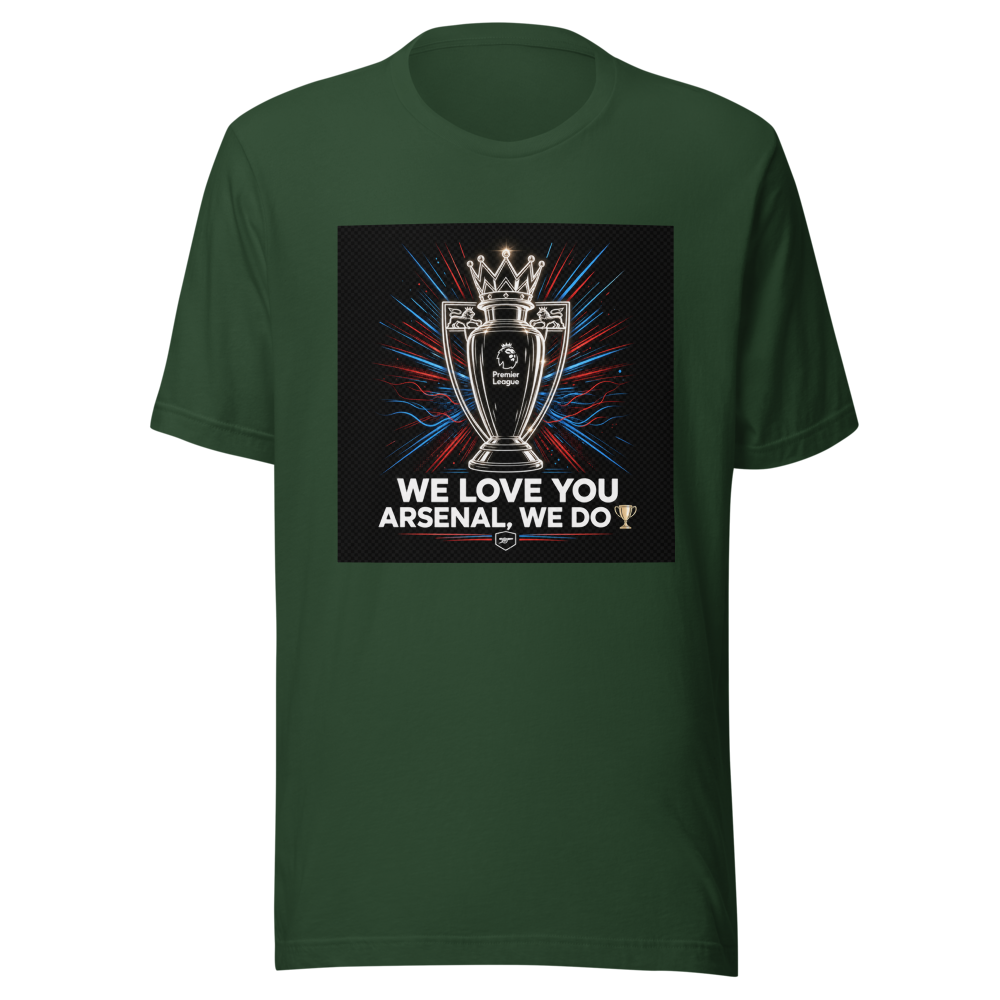 Arsenal We Love You Trophy Tee - Image 7