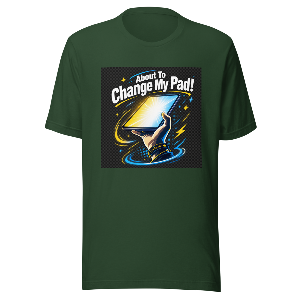 About To Change My Pad Meme T-Shirt - Image 7