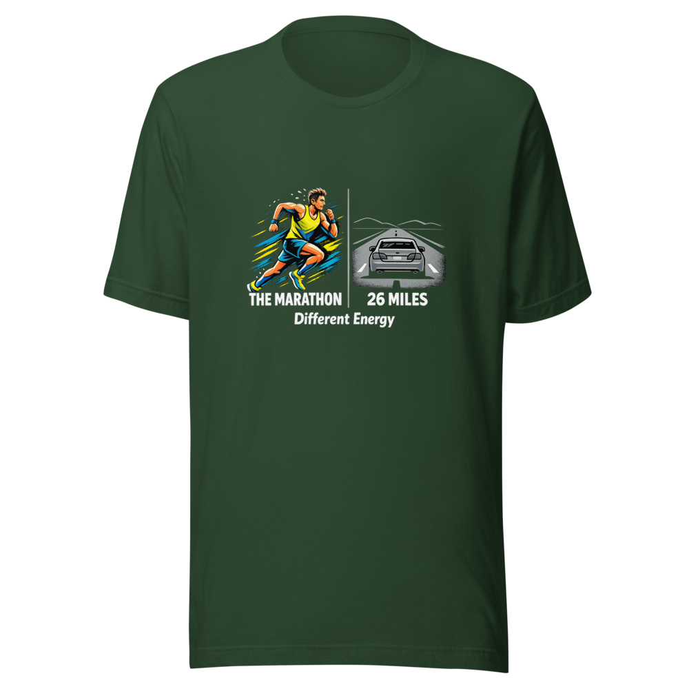 Marathon Runner vs. Driver T-Shirt - Image 7