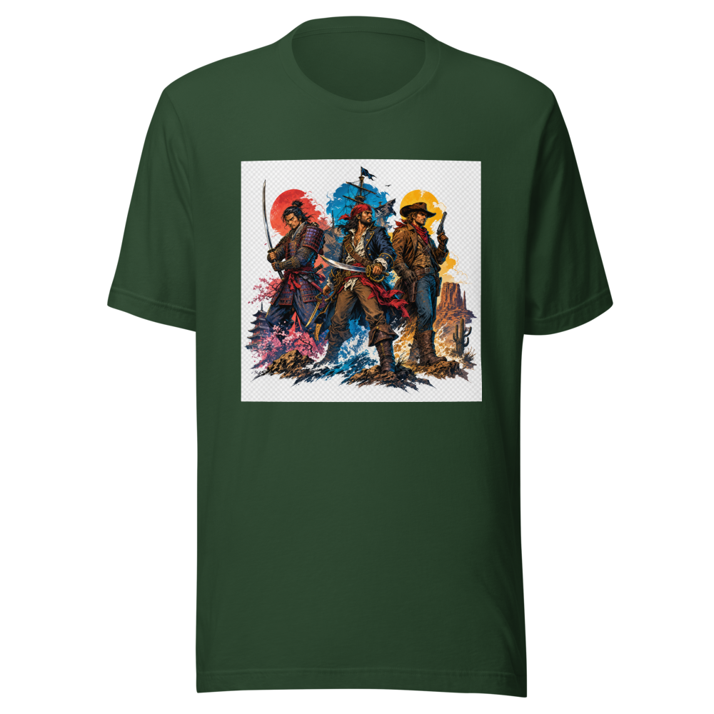 Samurai Pirates Cowboys: The Same Time Era Tee - Image 7