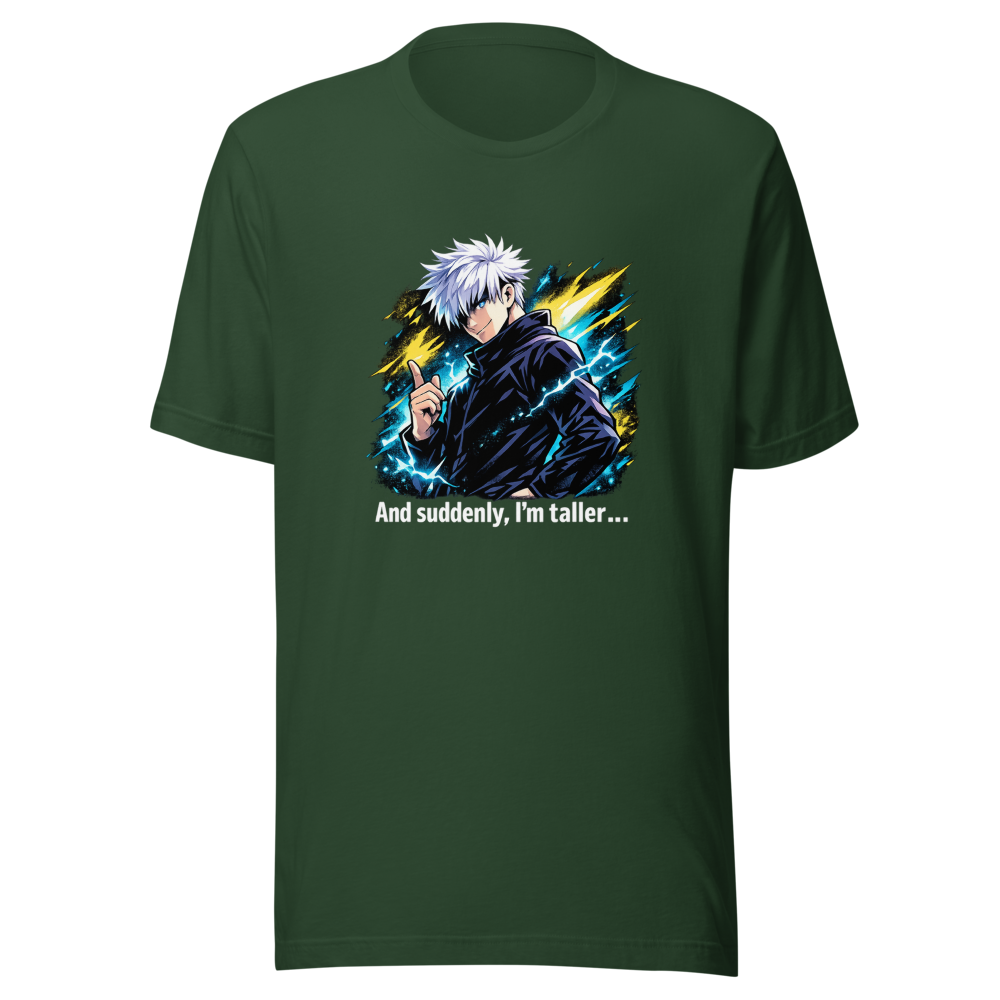 Gojo Satoru I'm Taller Now JJK Anime Tee - Image 7