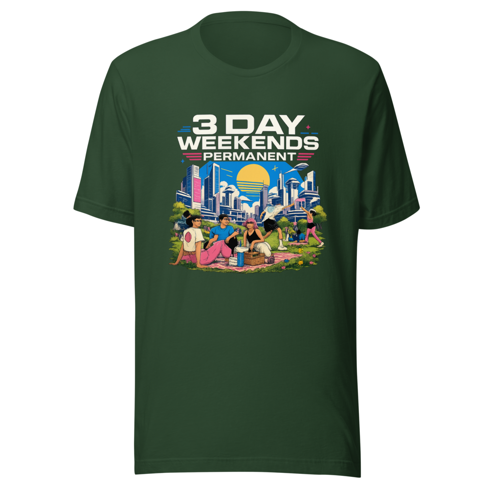 3 Day Weekend Forever T-Shirt - Image 7