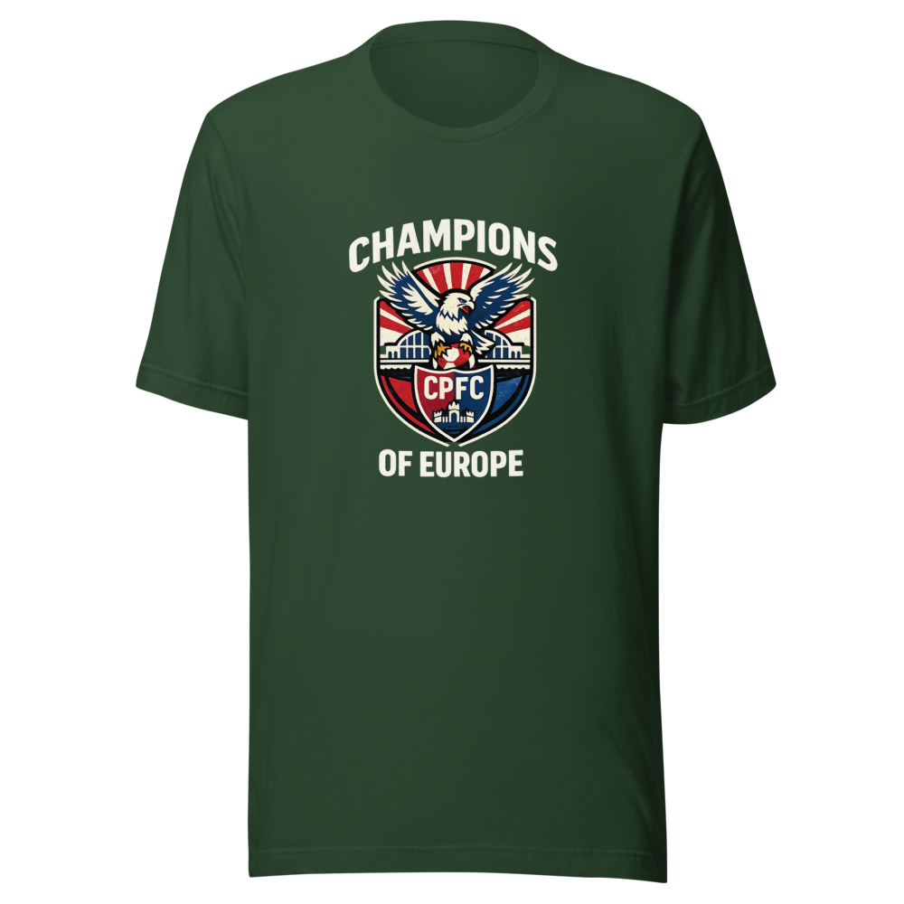 Crystal Palace Champions of Europe Retro Tee - Image 7