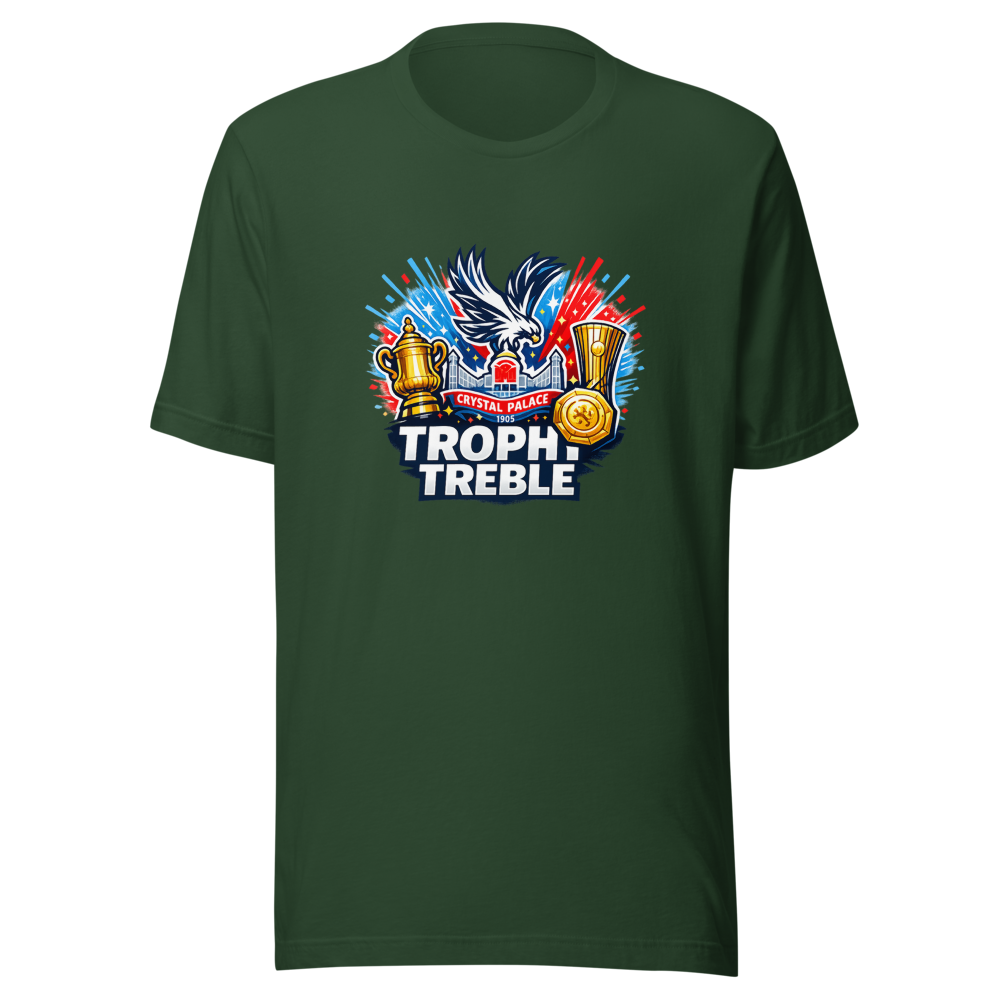 Crystal Palace's Trophy Treble Tee - Image 7