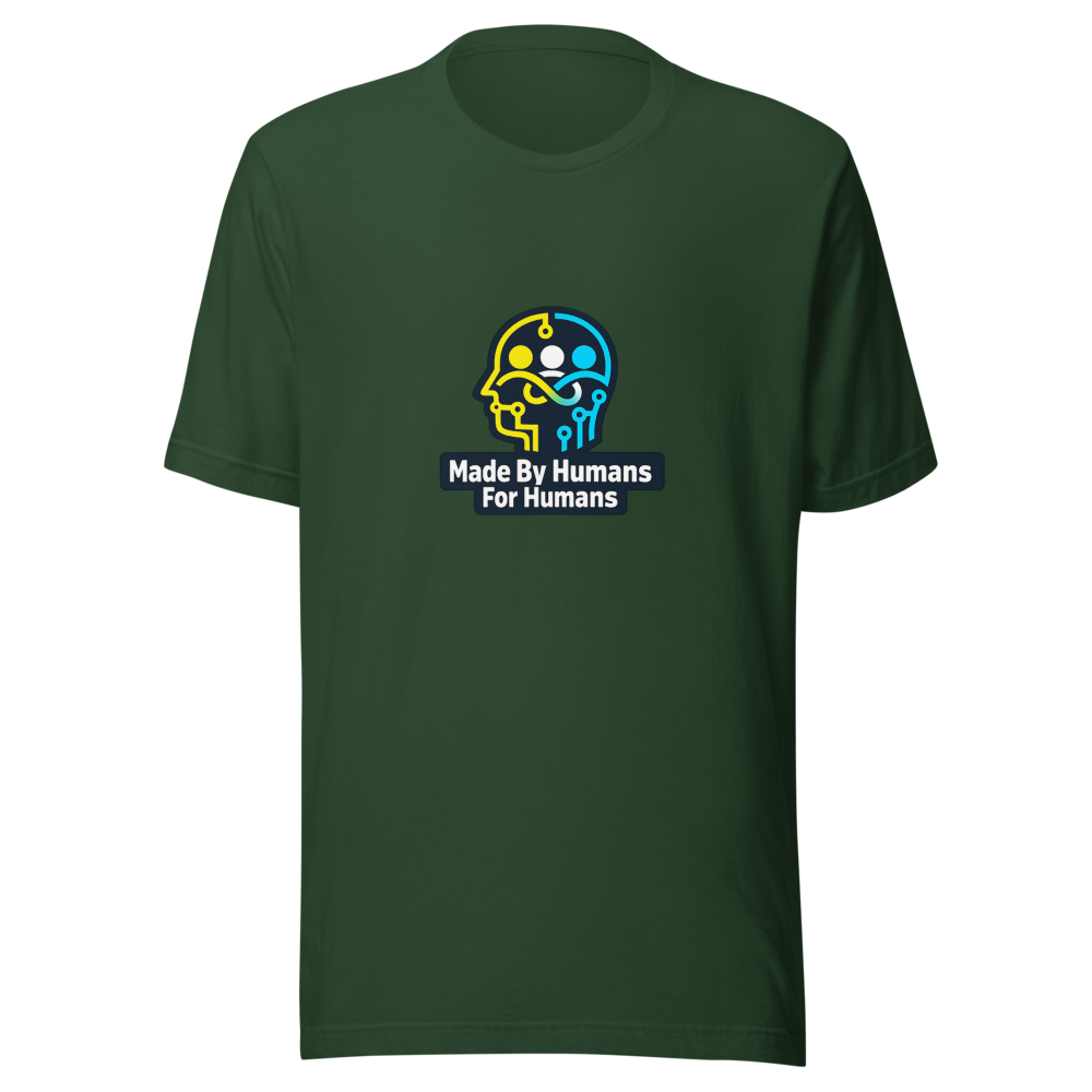 Made By Humans For Humans Cool Statement Tee - Image 7