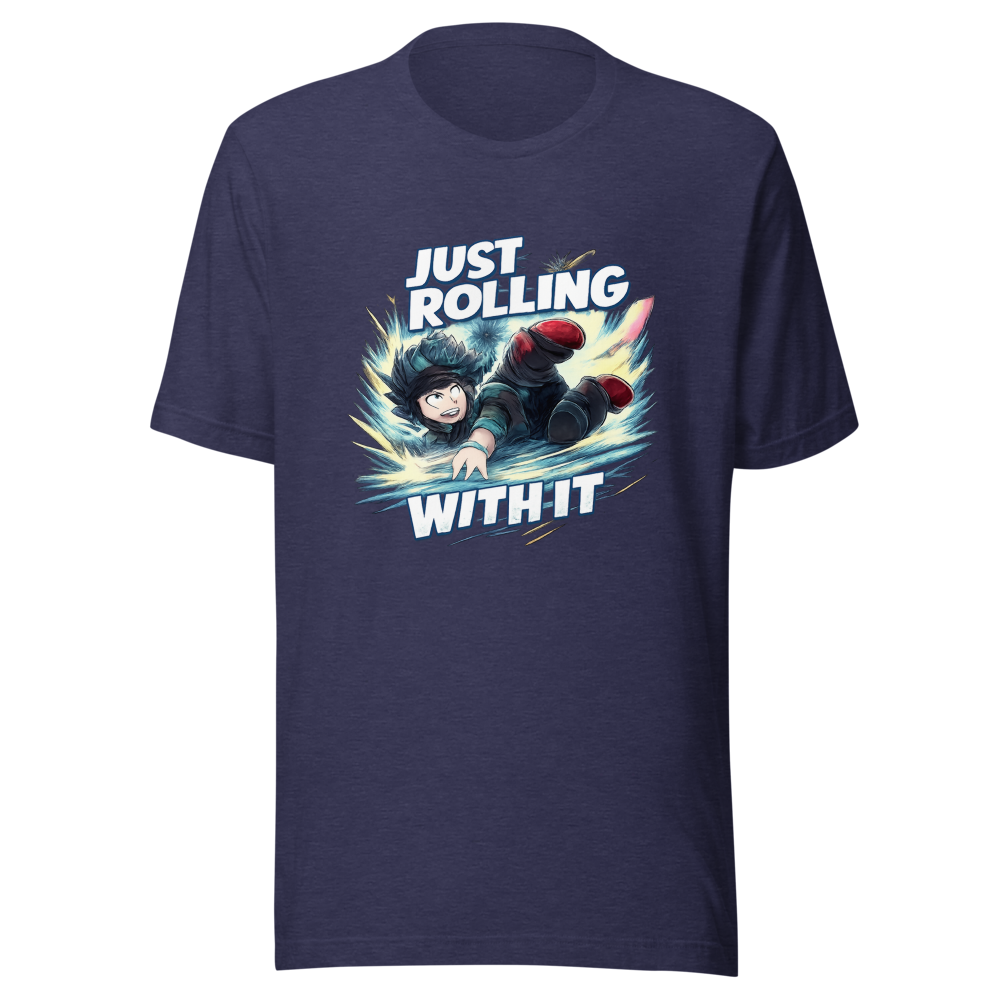 Deku Rolling With It MHA Anime T-Shirt - Image 5