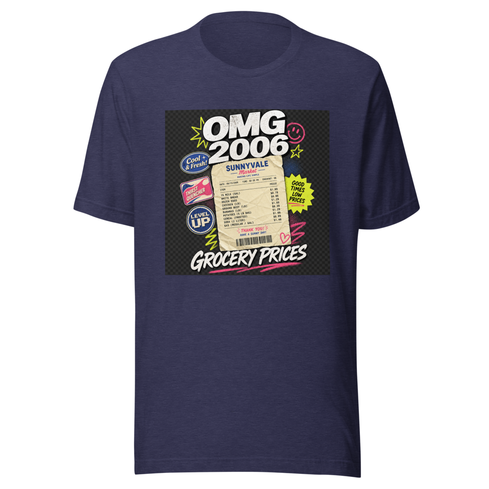 OMG Grocery Receipt 2006 T-Shirt - Image 5