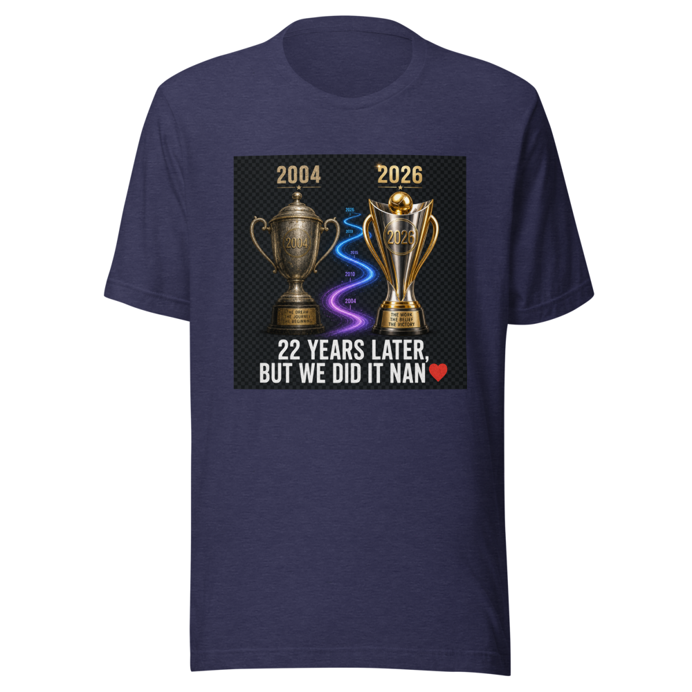 22 Year Journey Champions Trophy T-Shirt - Image 5