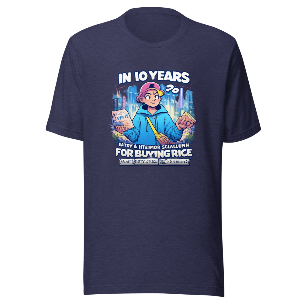 Gen Alpha Rice vs. Sawdust Future Meme T-Shirt - Image 5