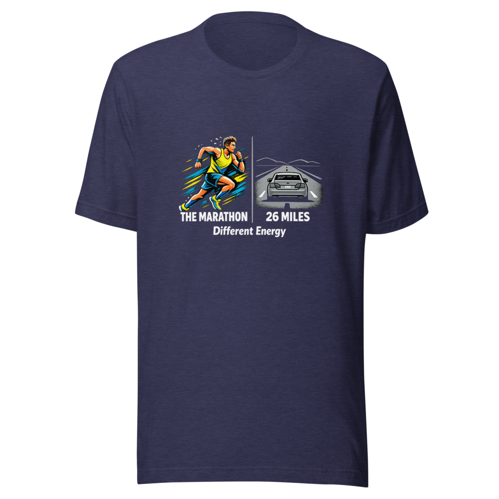Marathon Runner vs. Driver T-Shirt - Image 5