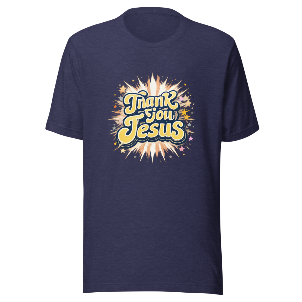 Thank You Jesus Retro Graphic Tee - Image 5