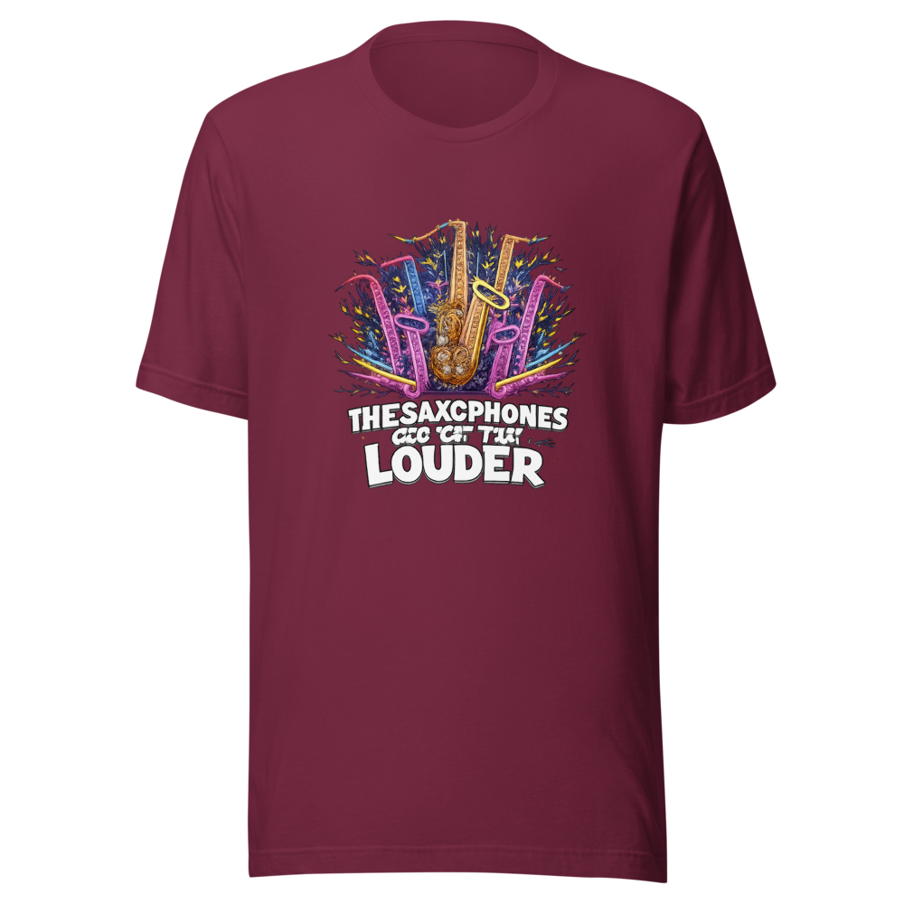 The Saxophones Are Getting Louder Tee - Image 6