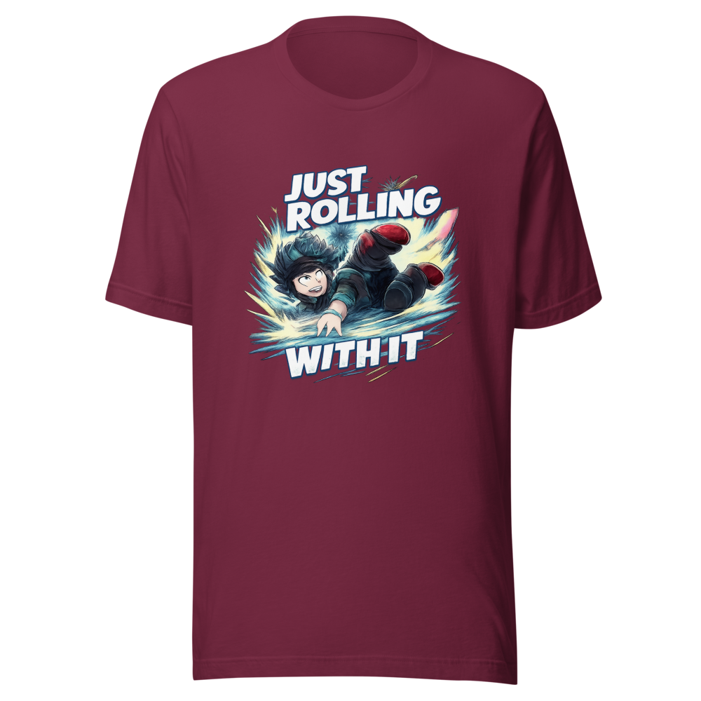 Deku Rolling With It MHA Anime T-Shirt - Image 6