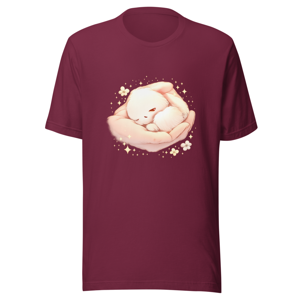 Warmth of Being Safe Cute Animal Comfort T-Shirt - Image 6