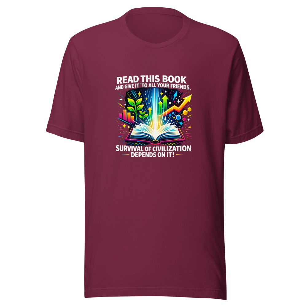 Read This Book Save Civilization Tee - Image 6