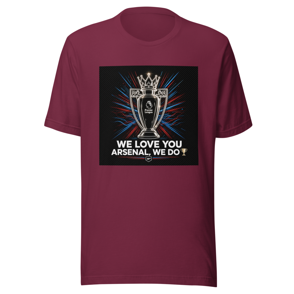 Arsenal We Love You Trophy Tee - Image 6
