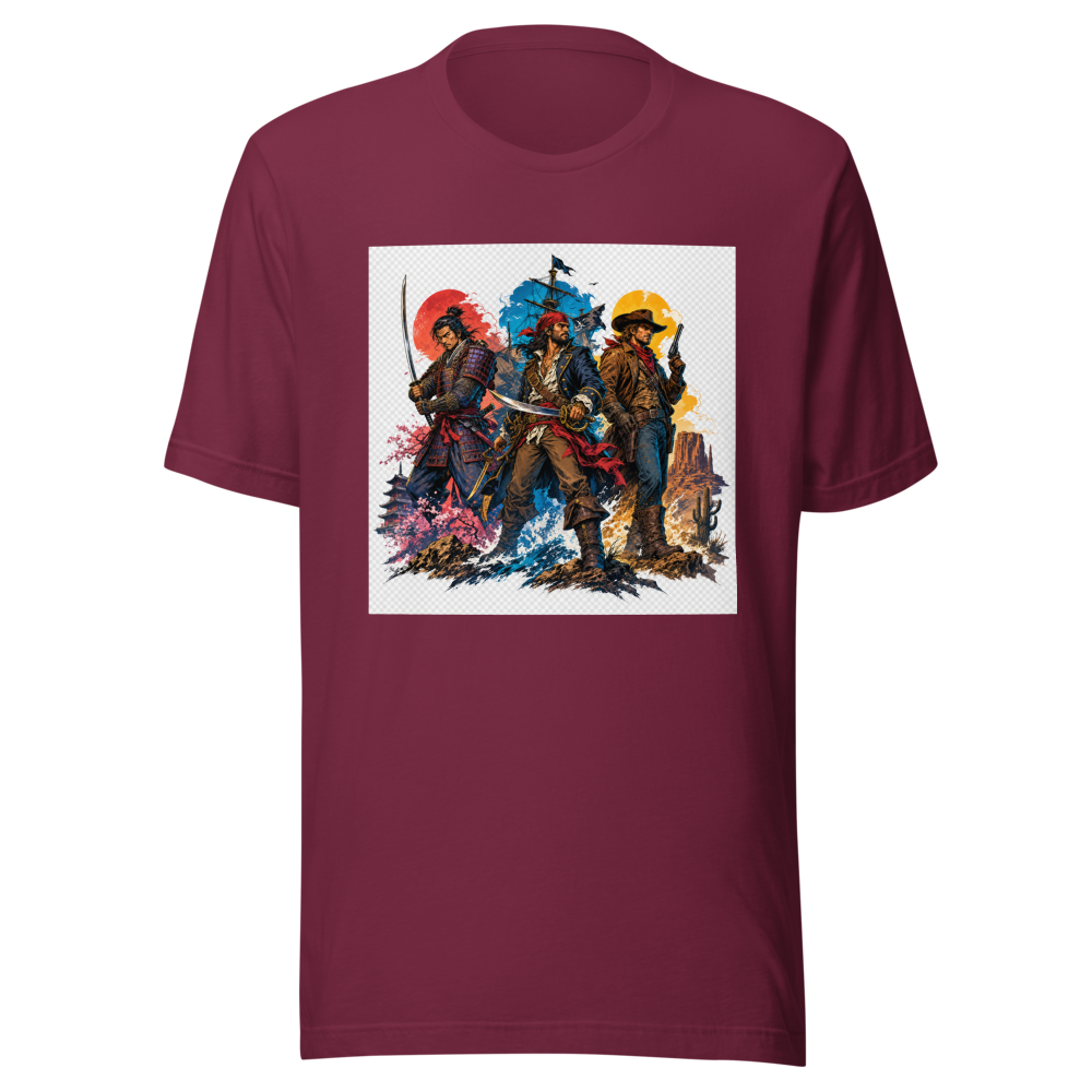 Samurai Pirates Cowboys: The Same Time Era Tee - Image 6