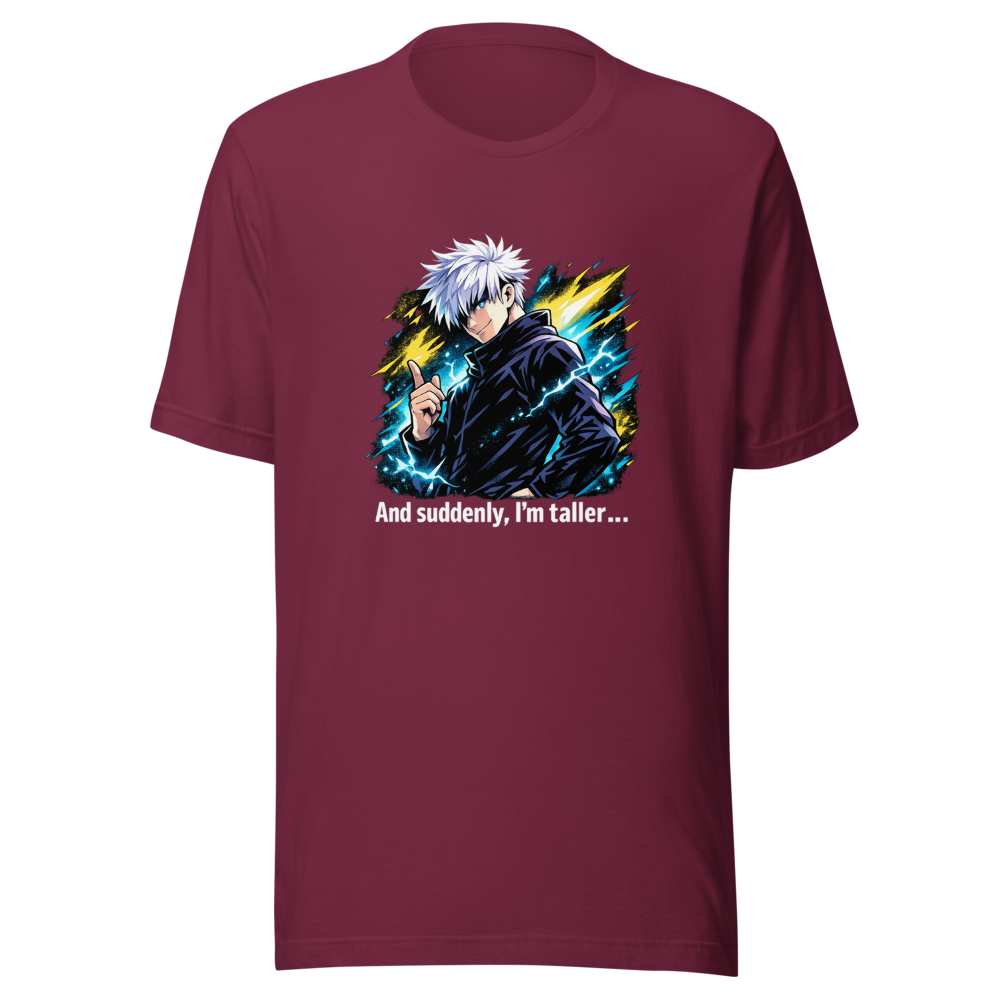 Gojo Satoru I'm Taller Now JJK Anime Tee - Image 6