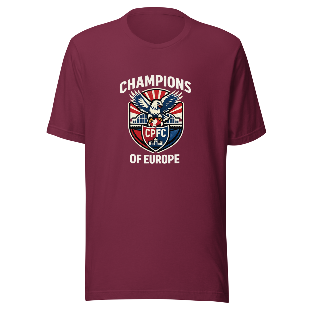 Crystal Palace Champions of Europe Retro Tee - Image 6