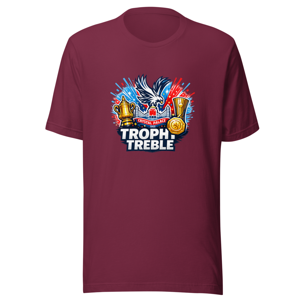 Crystal Palace's Trophy Treble Tee - Image 6