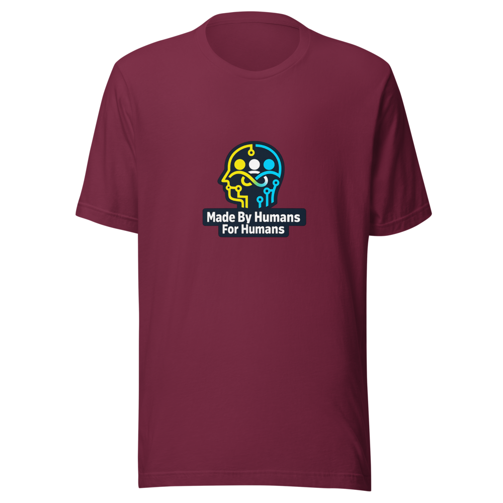Made By Humans For Humans Cool Statement Tee - Image 6