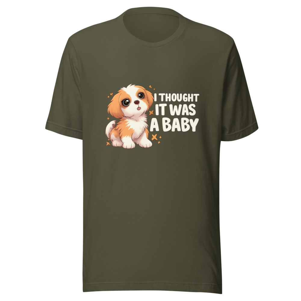 I Thought It Was A Baby Funny Meme T-Shirt - Image 10
