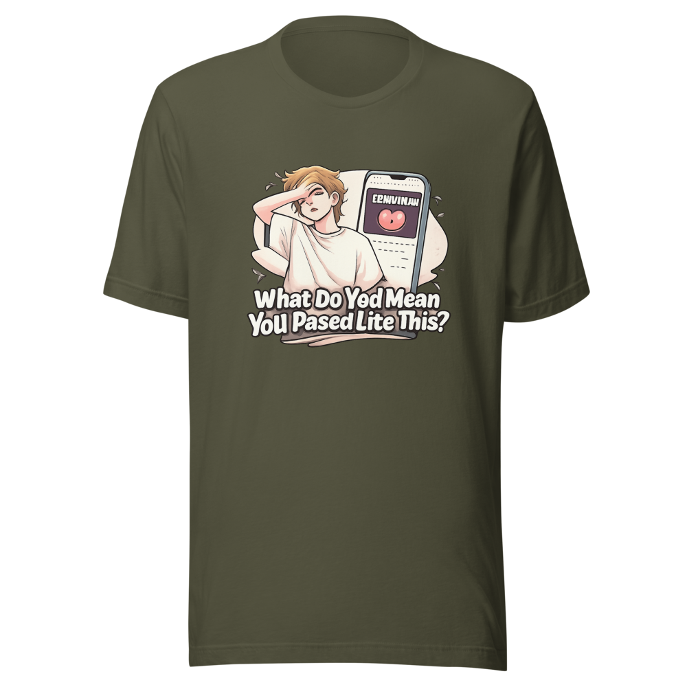Funny YouTube Breakup Thumbnail T-Shirt - Image 10