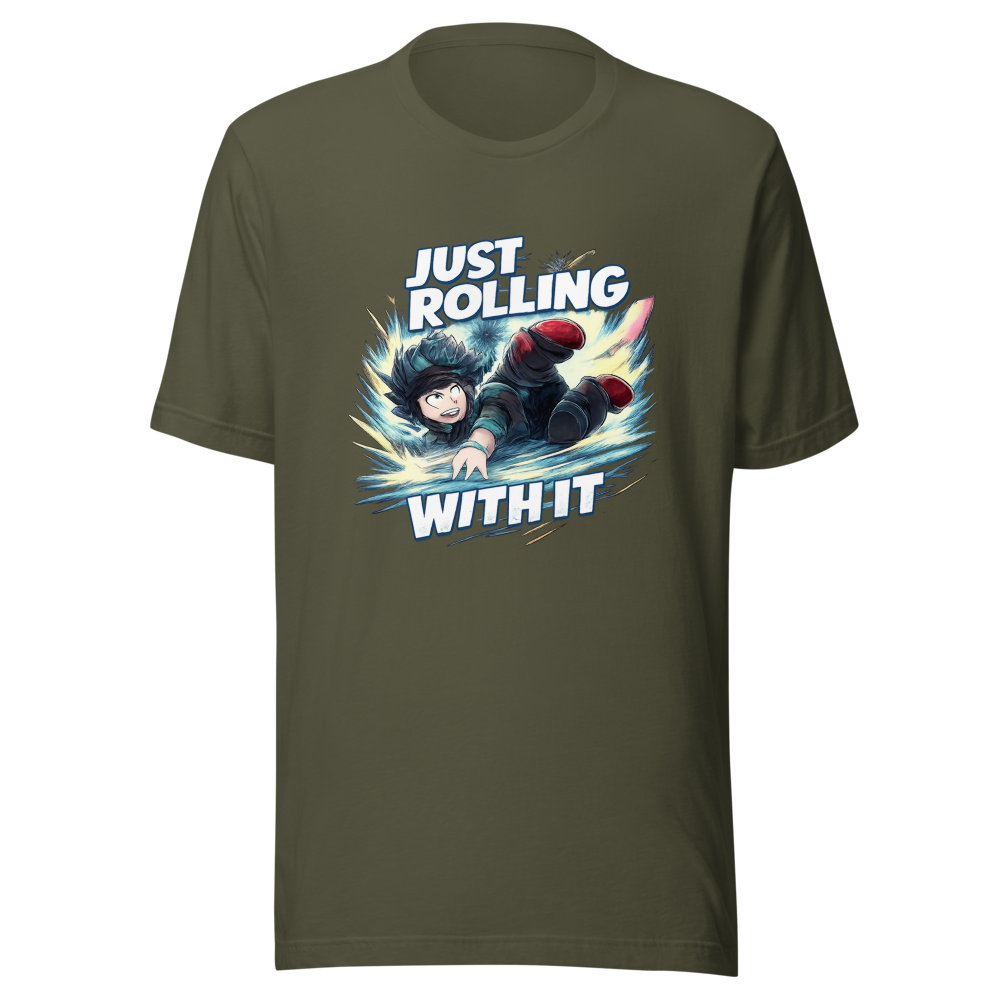 Deku Rolling With It MHA Anime T-Shirt - Image 10