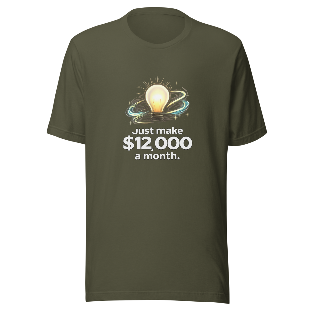 Simple Life Hack: Earn $12k A Month Tee - Image 10