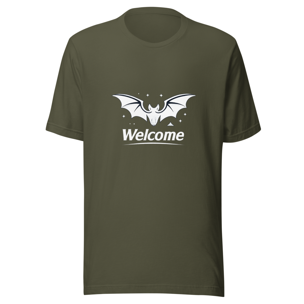 Welcome to the Night Bat T-Shirt - Image 10