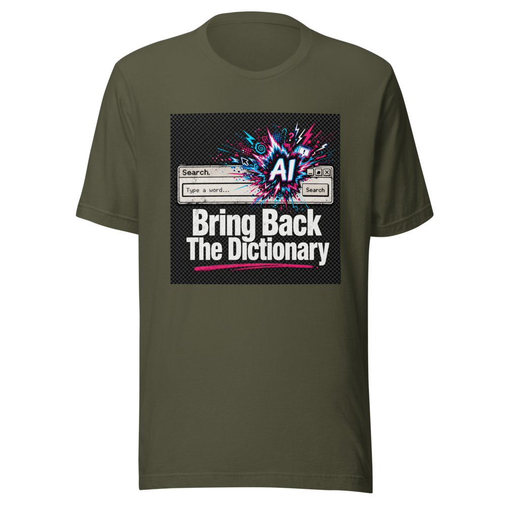 Google Dictionary AI Overview Rage Tee - Image 10