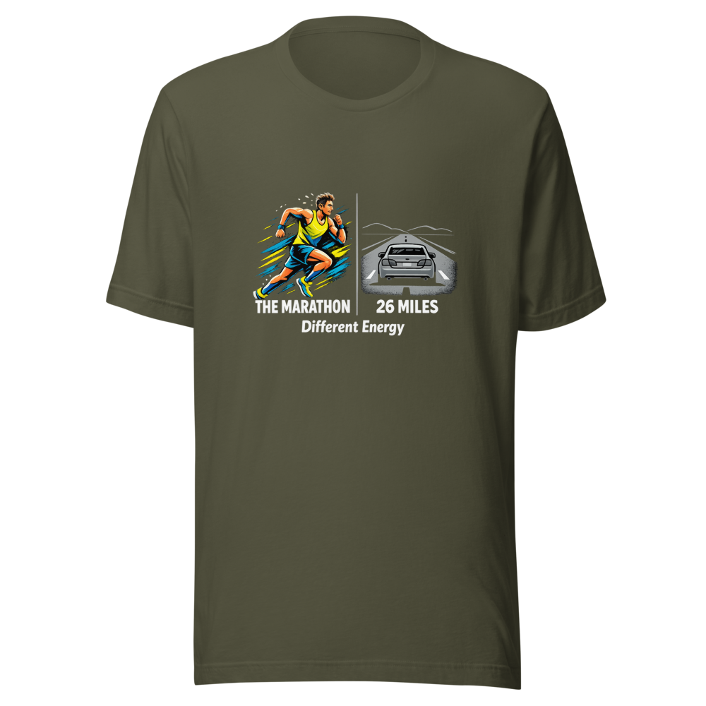 Marathon Runner vs. Driver T-Shirt - Image 10