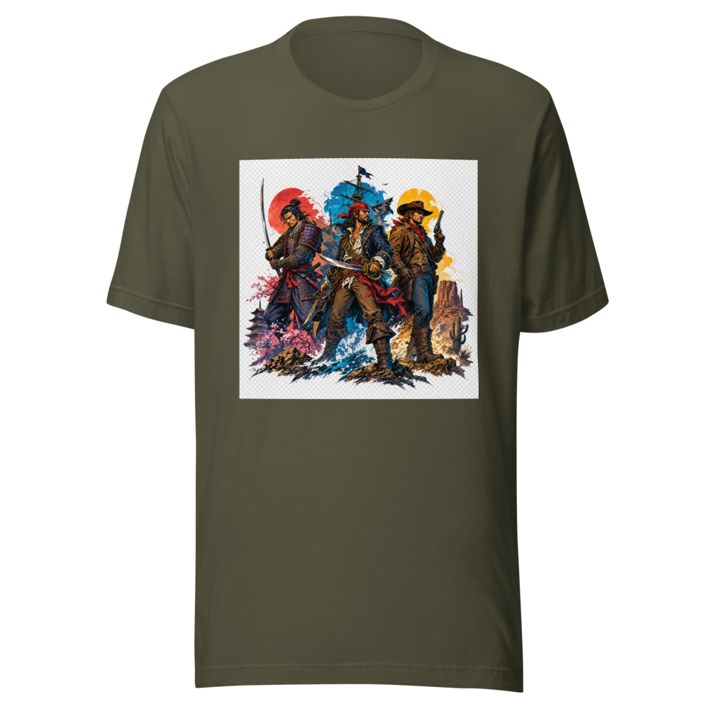 Samurai Pirates Cowboys: The Same Time Era Tee - Image 10