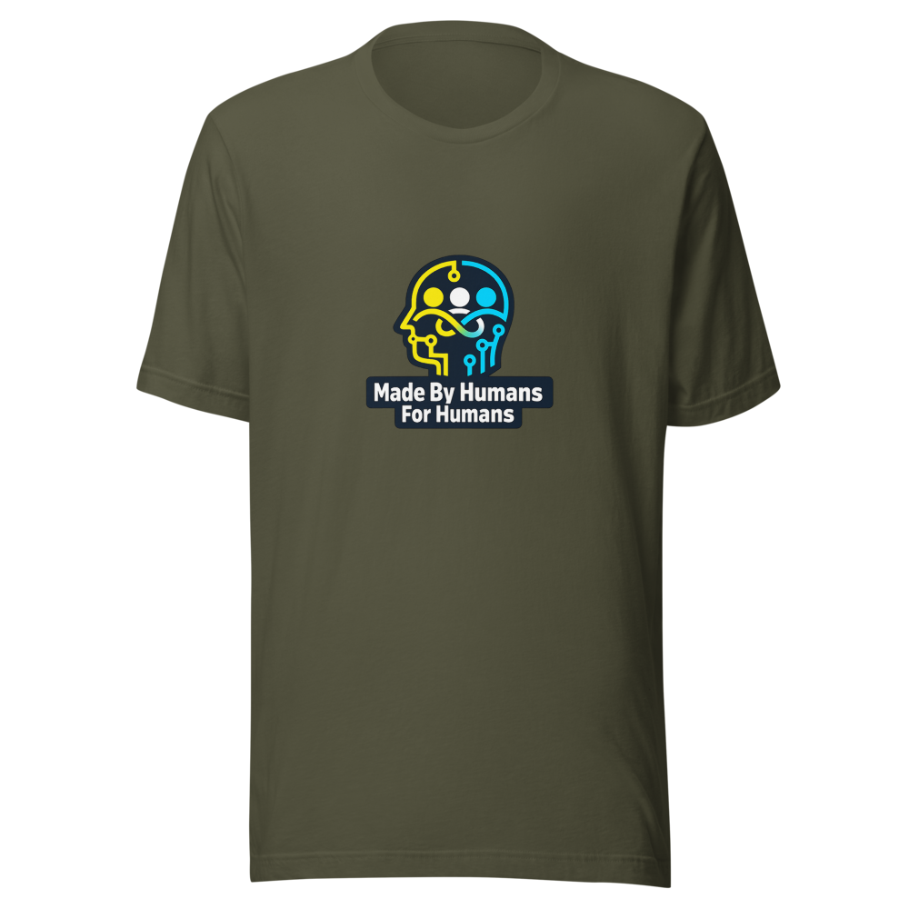 Made By Humans For Humans Cool Statement Tee - Image 10