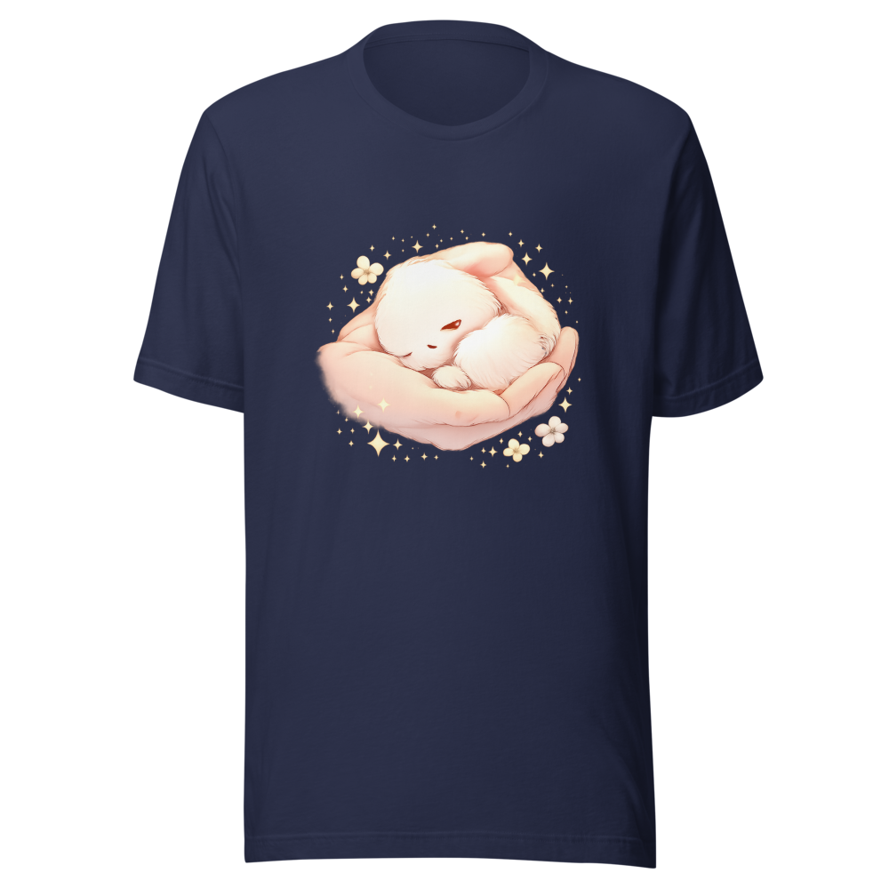 Warmth of Being Safe Cute Animal Comfort T-Shirt - Image 4