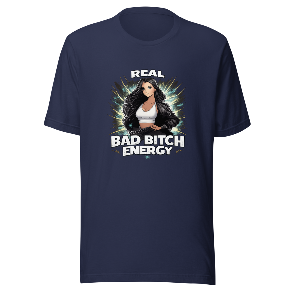 Real Bad Bitch Energy White Tee - Image 4