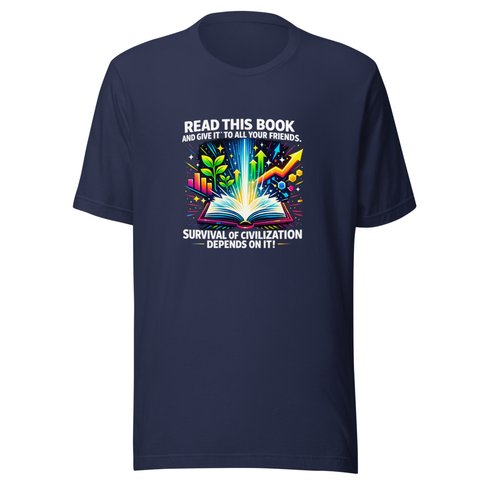 Read This Book Save Civilization Tee - Image 4