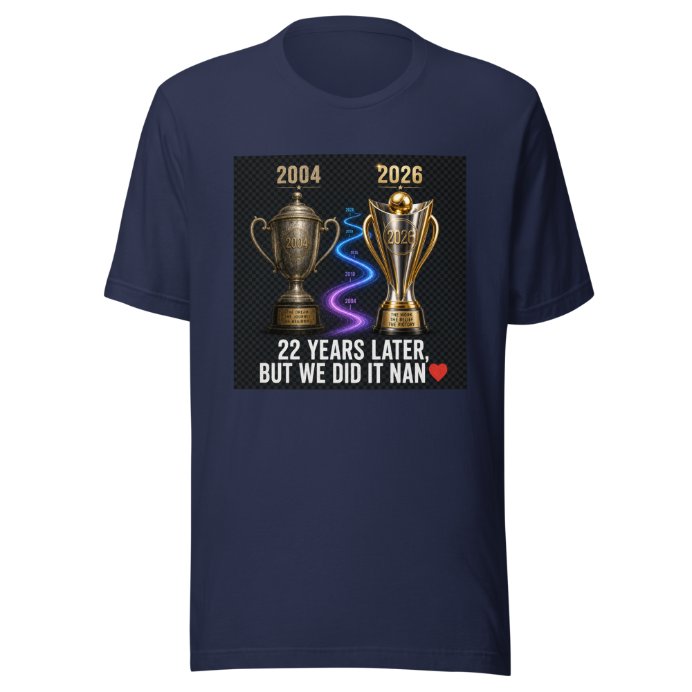 22 Year Journey Champions Trophy T-Shirt - Image 4
