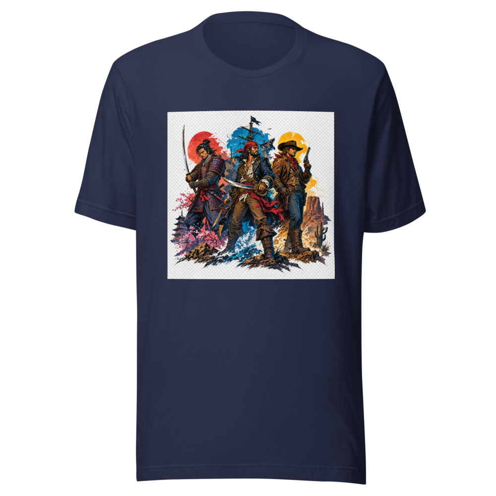 Samurai Pirates Cowboys: The Same Time Era Tee - Image 4