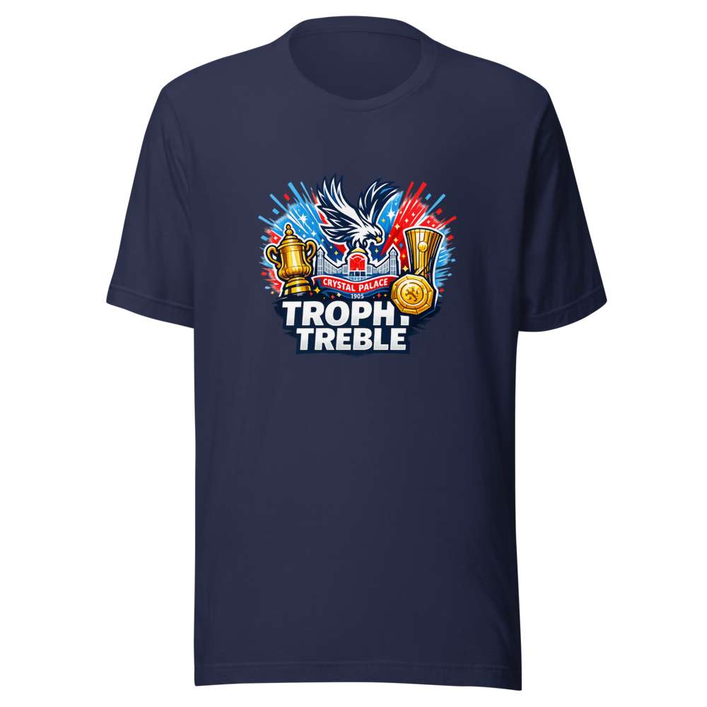 Crystal Palace's Trophy Treble Tee - Image 4