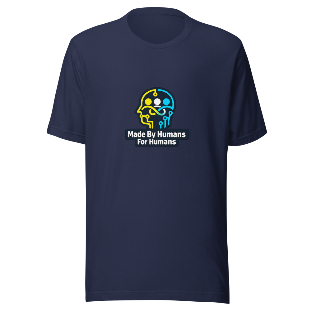 Made By Humans For Humans Cool Statement Tee - Image 4