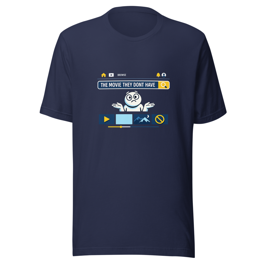 Netflix Search Struggle Is Real Funny T-Shirt - Image 4