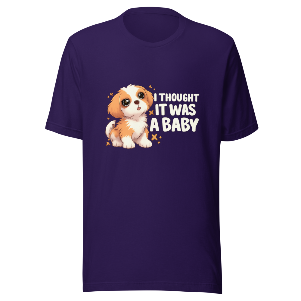 I Thought It Was A Baby Funny Meme T-Shirt - Image 3