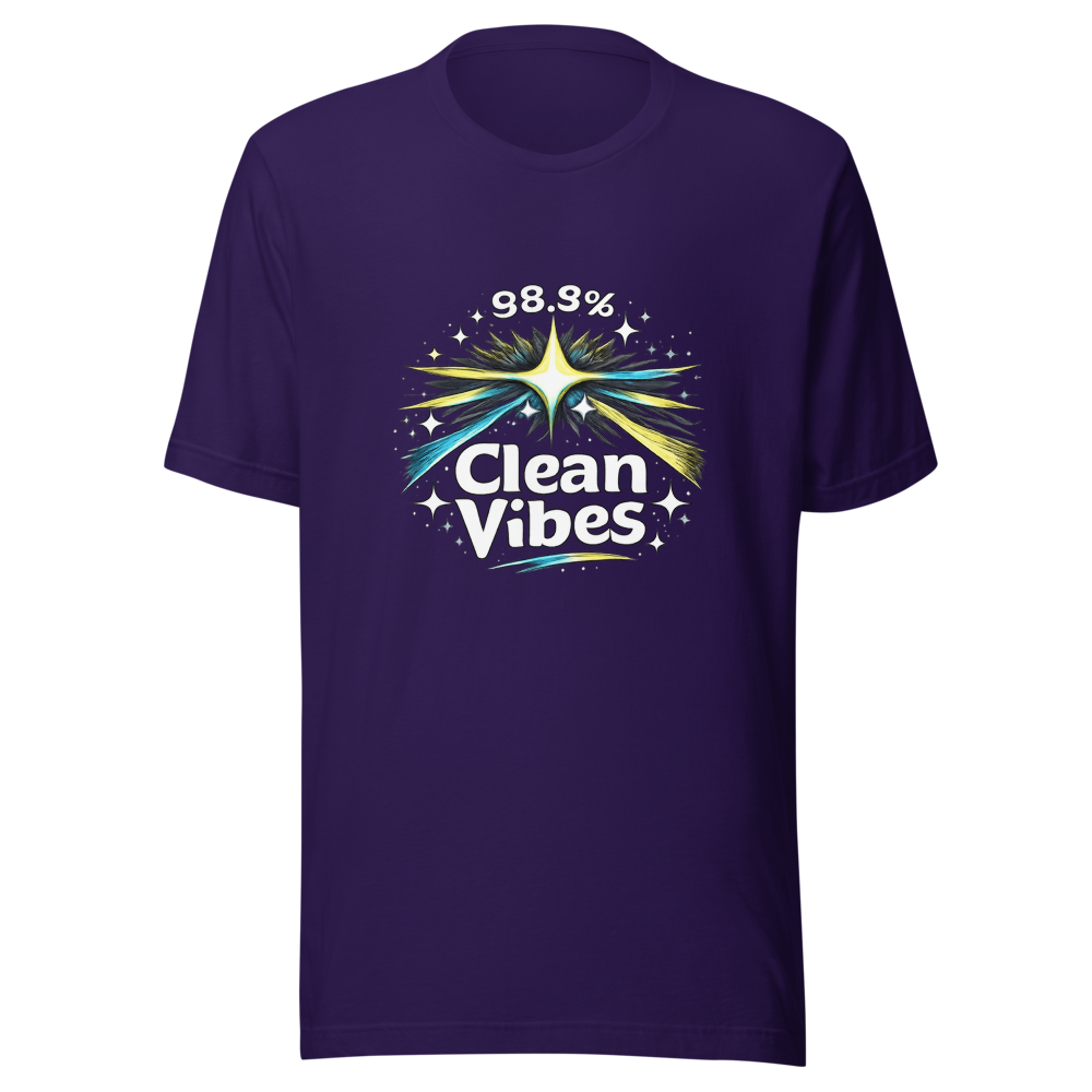 Sparkle & Shine: 99.9% Clean Vibes Tee - Image 3