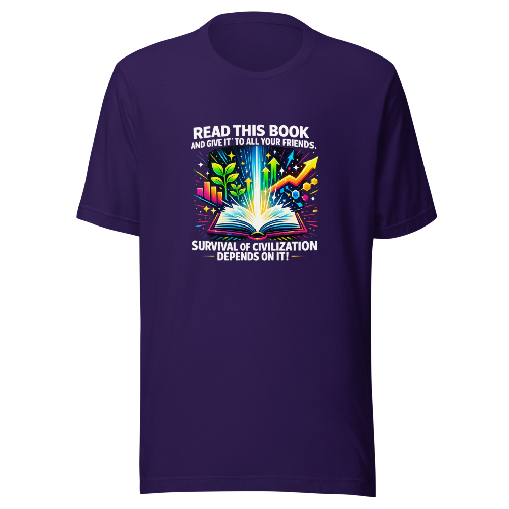 Read This Book Save Civilization Tee - Image 3